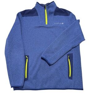 Vineyard Vines Performance Sweater 1/4 Zip Pullover Fleece Size Large